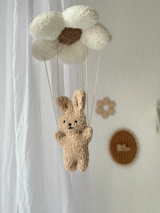 Hasen Mobile mit Gänseblume