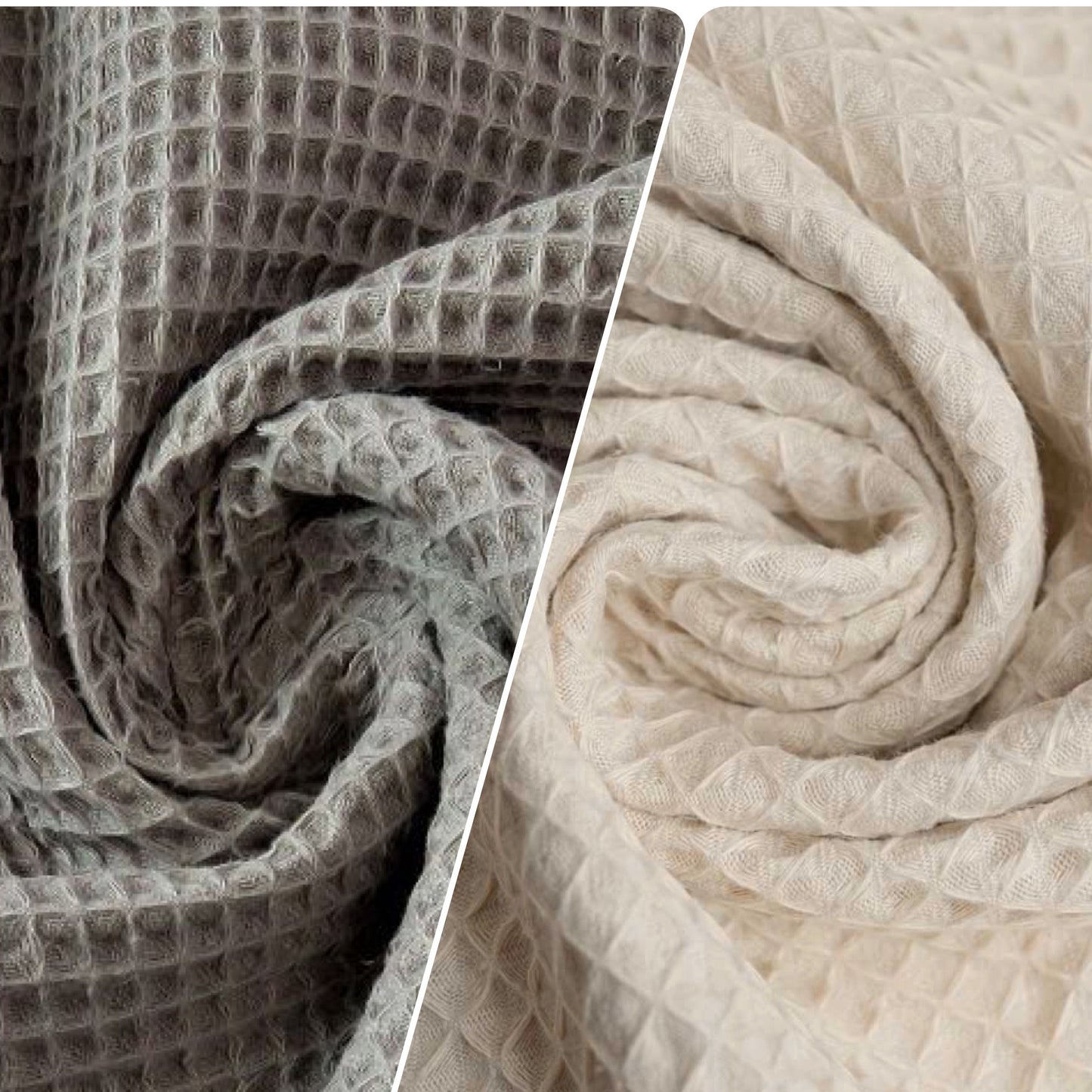 Bettumrandung aus Waffelpiqué Nestchen