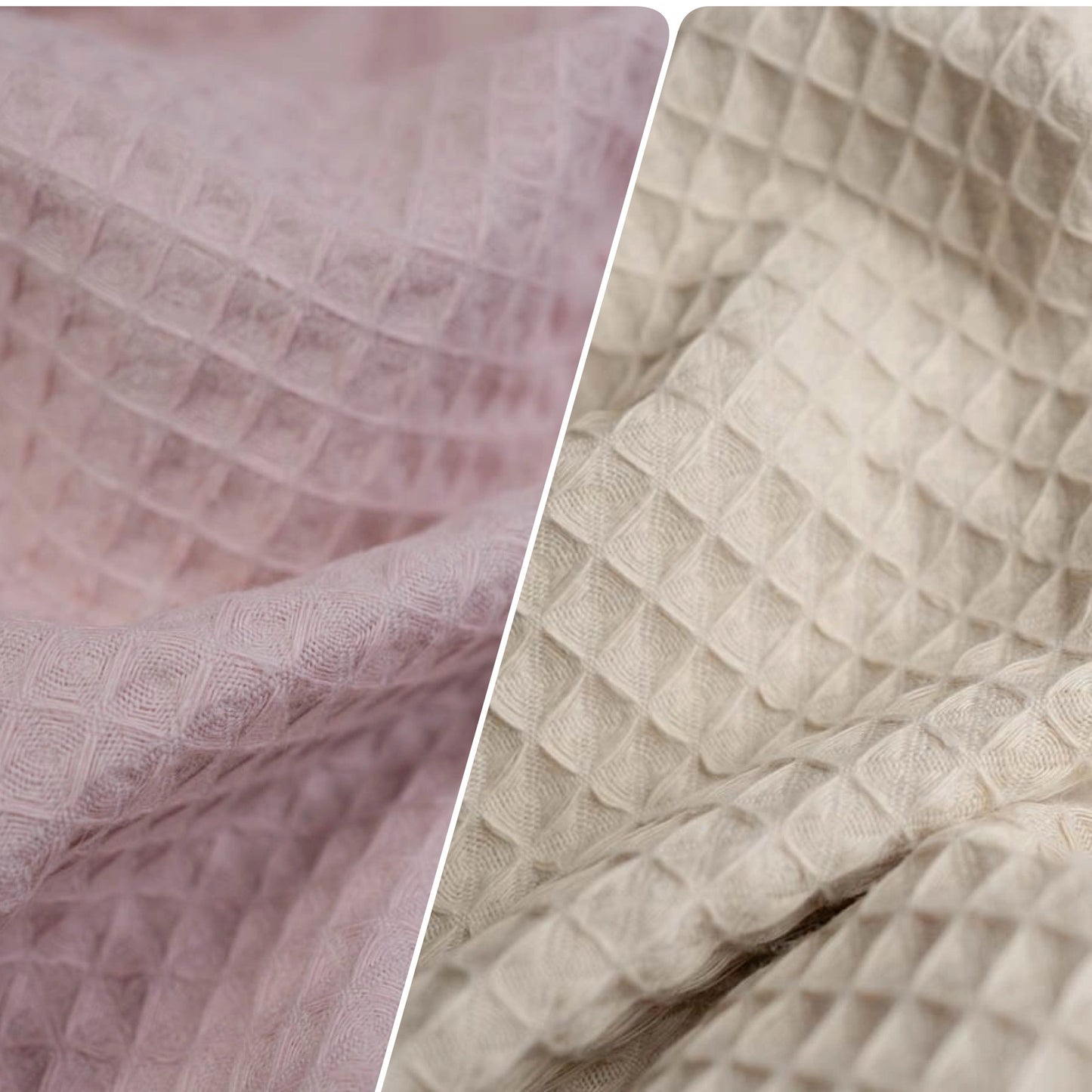 Bettumrandung aus Waffelpiqué Nestchen