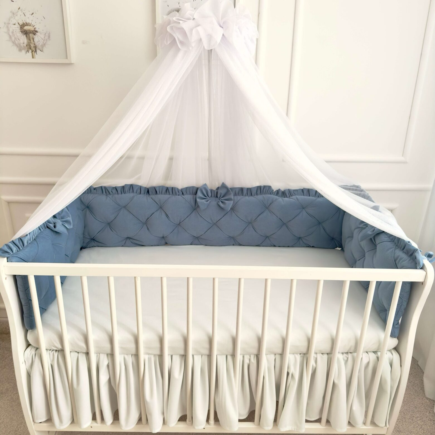 Bettumrandung gesteppt