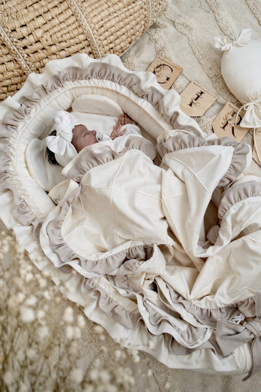 Babynest mit Decke Kissen Lux